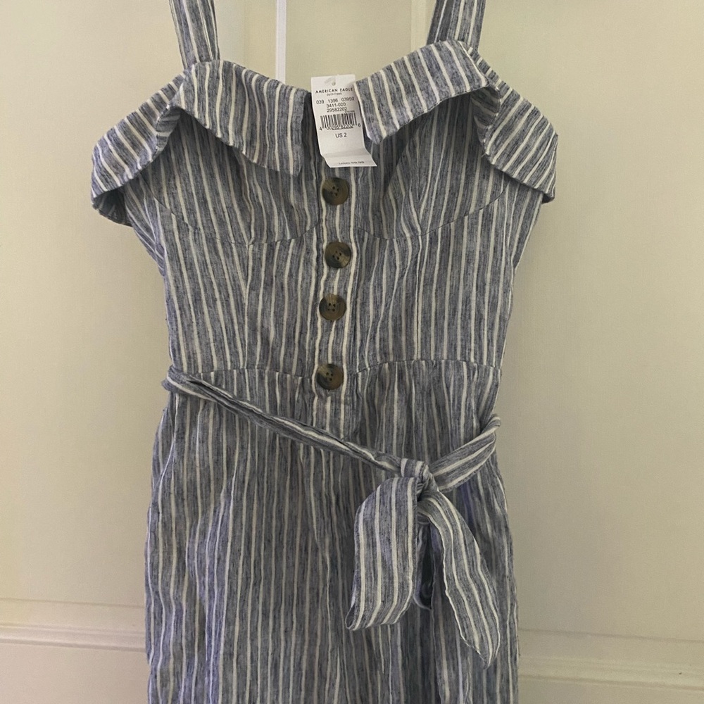 Spring American Eagle size 2 striped Romper Jumpsuit NWT